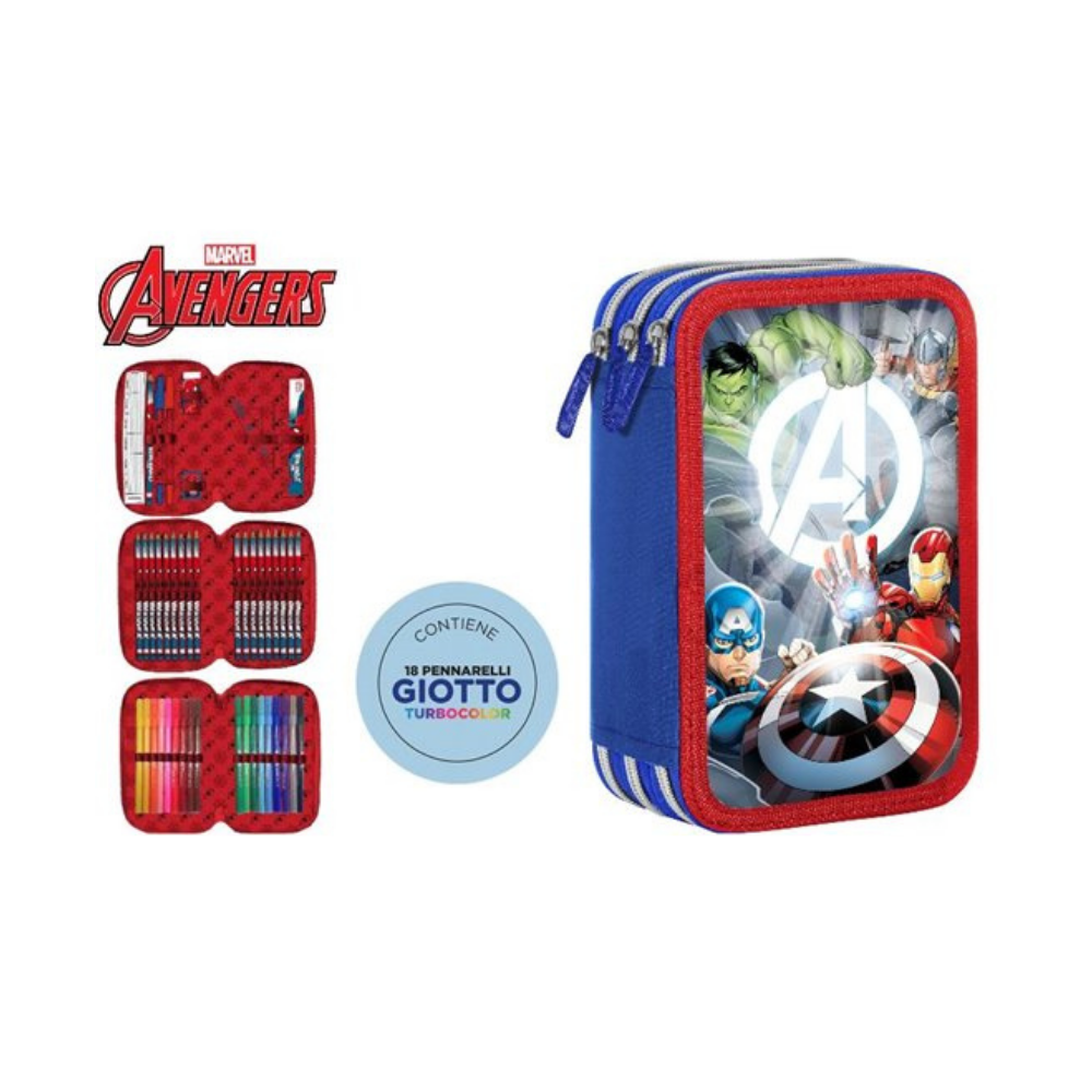 Astuccio 3zip Giotto Avengers | Home Essential
