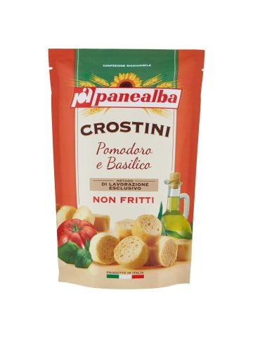 Crostini Panealba 100Gr Pomodoro E Basilico | Home Essential