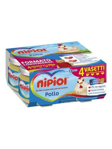 Omogeneizzato Nipiol 4x80gr Pollo | Home Essential