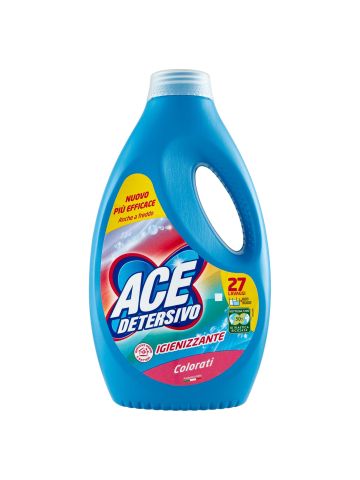 Detersivo lavatrice Ace 27 Lavaggi 1350ml colorati | Home Essential