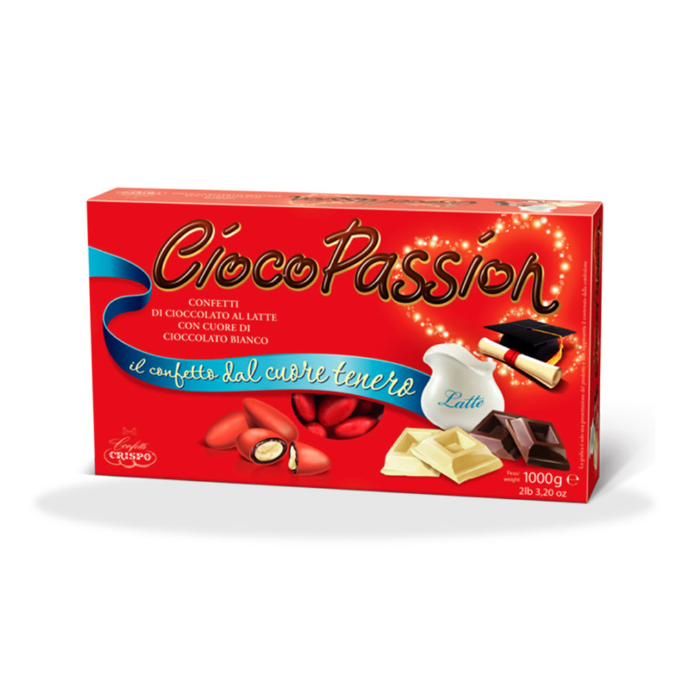 Confetti Crispo 1Kg Ciocopassion Rossi | Home Essential