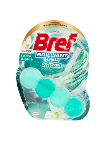 Tavoletta Wc Bref Brilliant Gel 42G Freschezza Alpina | Home Essential