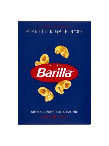 Barilla Pasta Pipe Rigate n.91 100% Grano Italiano 500g | Home Essential