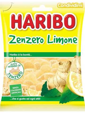 Caramelle Haribo 150G Zenzero E Limone | Home Essential