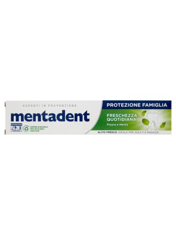 Dentifricio Mentadent 75ml Protezione Famiglia Freschezza Quotidiana | Home Essential
