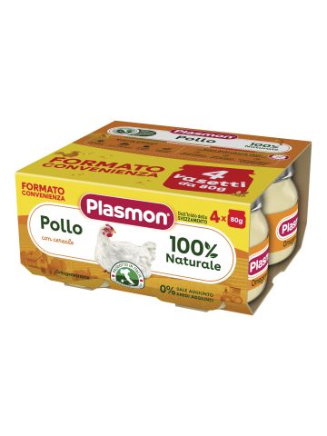 Omogeneizzato Plasmon 4X80Gr Pollo | Home Essential