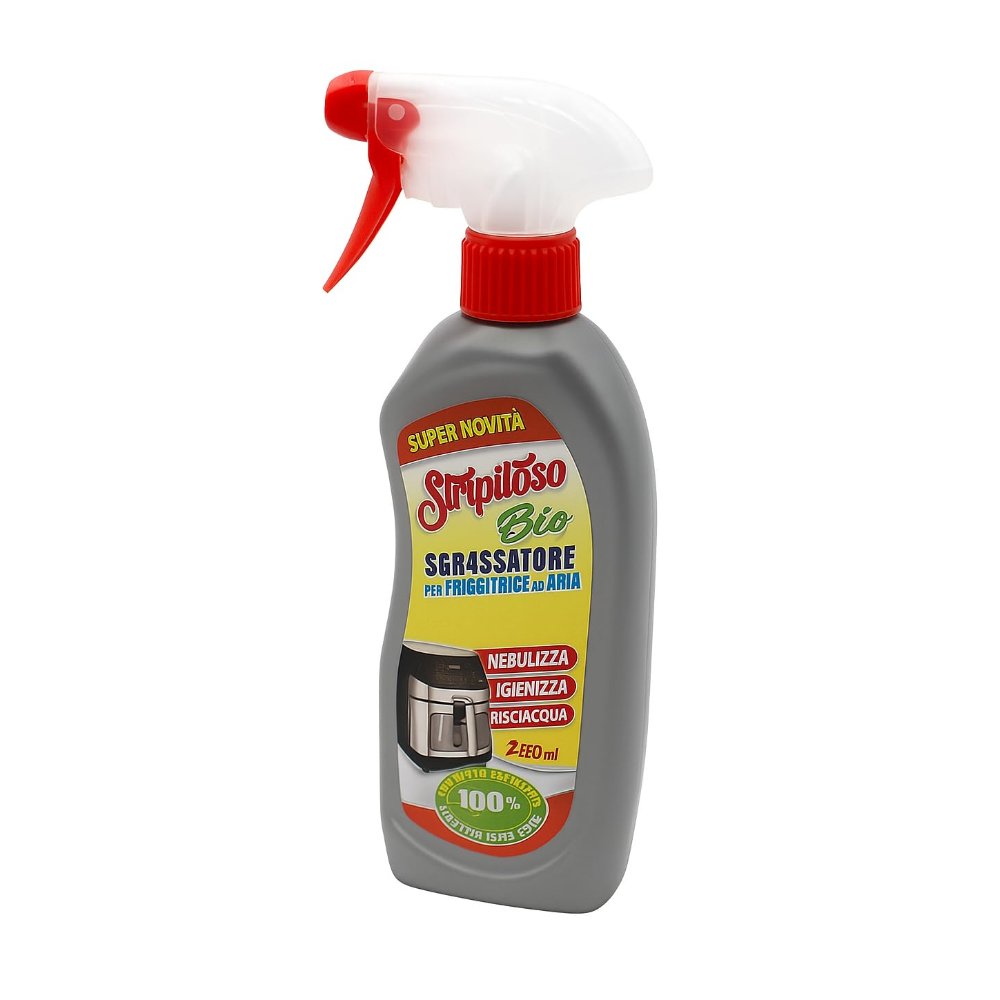Strepitoso Bio Sgrassatore per Friggitrice ad Aria 250ml Detergente Igienizzante | Home Essential