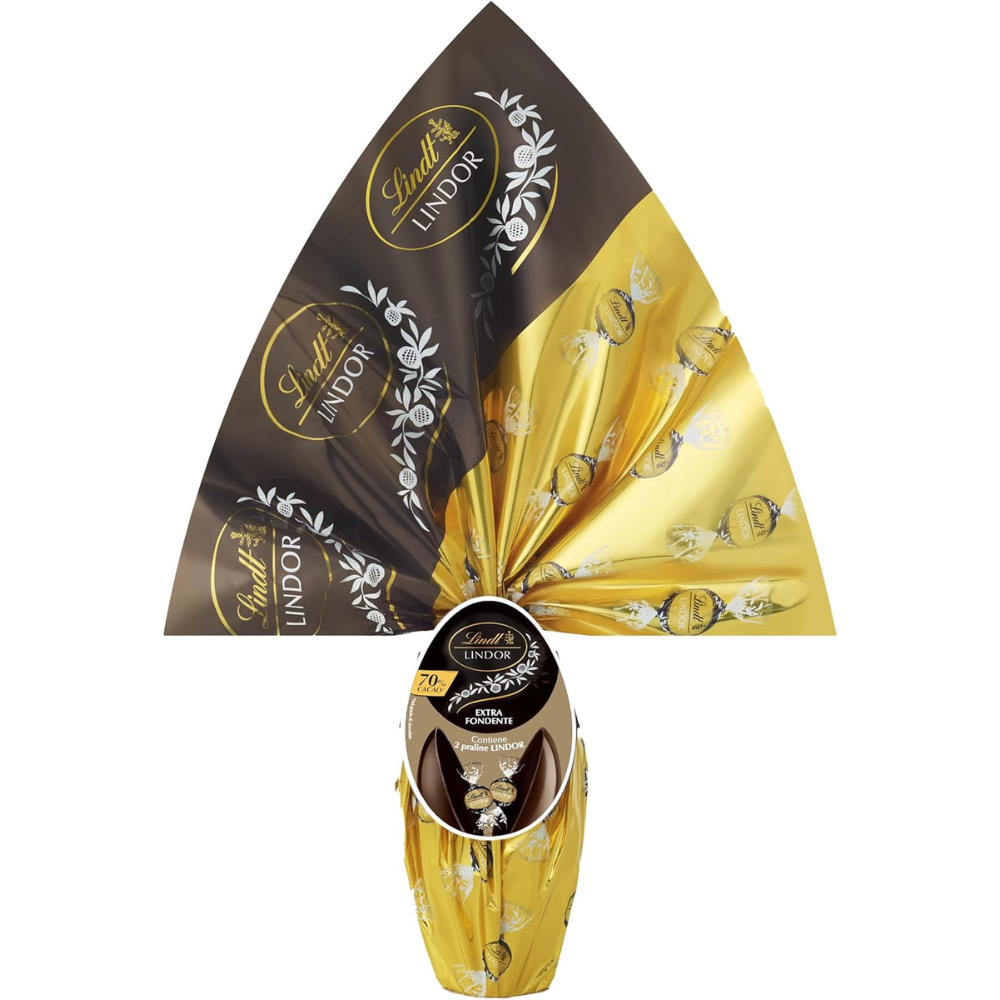 Uovo LINDOR Cioccolato Fondente con sorpresa Cioccolatini 180 gr | Home Essential