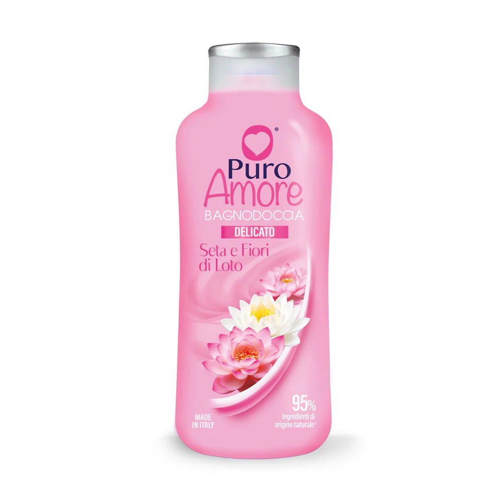 Puro Amore Bagnodoccia 650 Ml Seta E Fior Di Loto | Home Essential