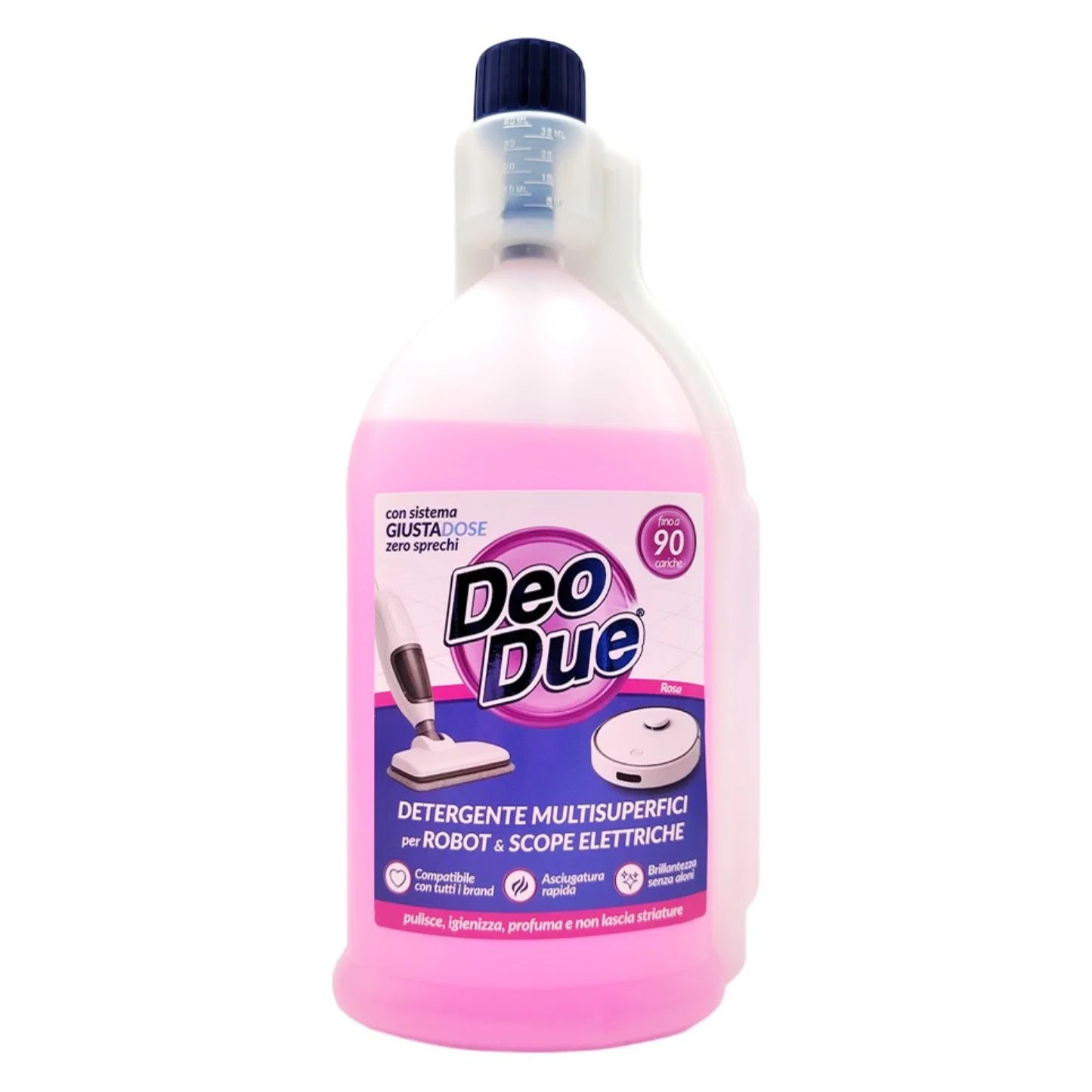 Deo Due Detergente Multisuperficie Robot-Scope Elettriche ROSA 900ml | Home Essential