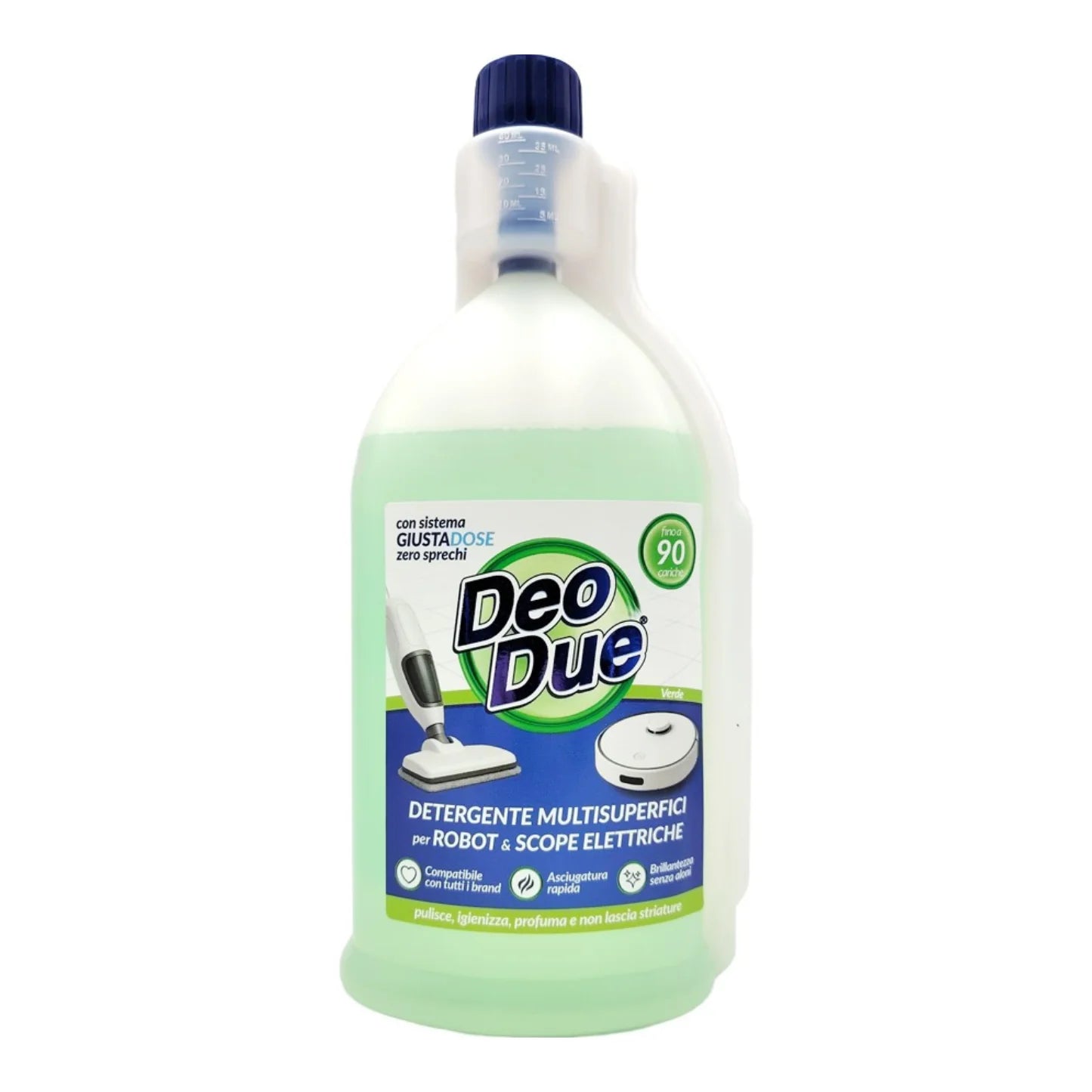 Deo Due Detergente Multisuperficie Robot-Scope Elettriche VERDE 900ml | Home Essential