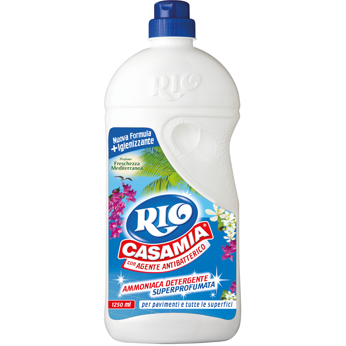 Lavapavimenti Multiuso Freschezza Mediterranea Bianco Rio Casamia 1,25Lt | Home Essential