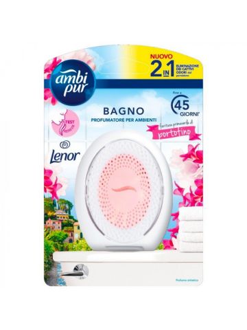 Profumatore Ambienti Bagno Ambipur 7,5Ml Lenor Portofino | Home Essential