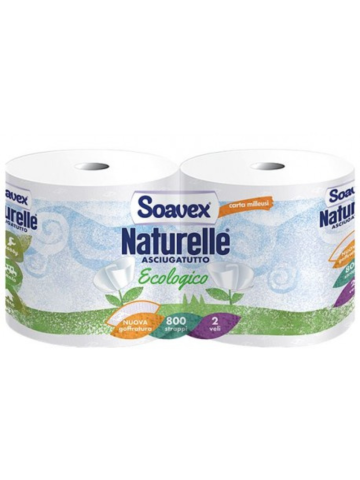 Asciugatutto Soavex 2 Rotoli 2 Veli Naturelle | Home Essential