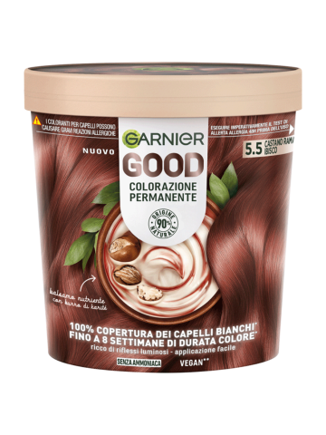 Colorazione Capelli Garnier Good 5.5 Castano Ramato Ibisco | Home Essential