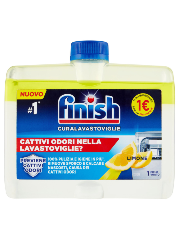 Curalavastoviglie Finish 250Ml Dual Action Lemon | Home Essential