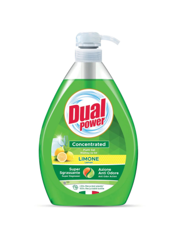 Detersivo Piatti Gel Dual Power 1Lt Concentrato Limone | Home Essential