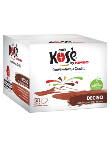 Cialde Caffe' Kose By Kimbo 50pz Deciso | Home Essential
