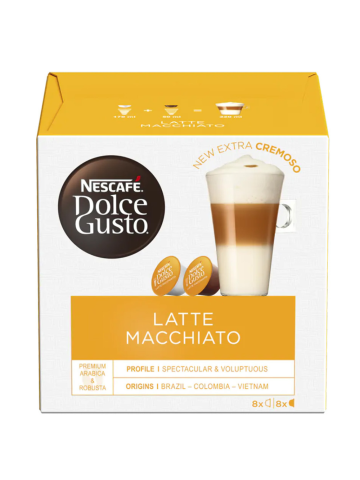 Capsule Latte Macchiato Nescafe Dolce Gusto 16pz | Home Essential