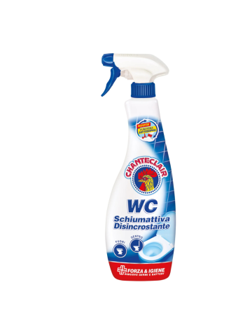 Chanteclair Wc Schiumattiva Disincrostante Con Trigger Upside Down, Flacone Spray 625 Ml | Home Essential
