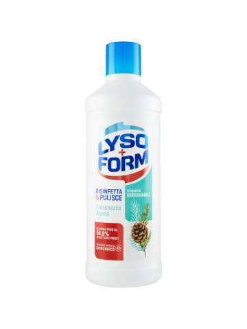 Lavapavimenti Lysoform 1100ml Freschezza Alpina | Home Essential