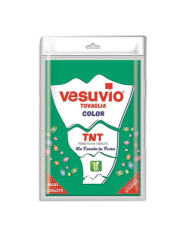 Tovaglia Vesuvio Tnt 120X270Cm Verde | Home Essential