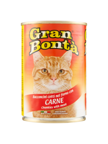 Bocconcini Gatto Gran Bonta' 400g Carne | Home Essential