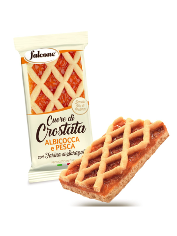 Crostata falcone 240g multipack x4pz albicocca e pesca | Home Essential