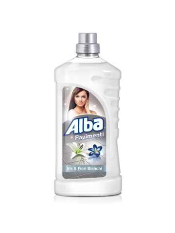 Lavapavimenti Alba 1Lt Iris E Fiori Bianchi | Home Essential