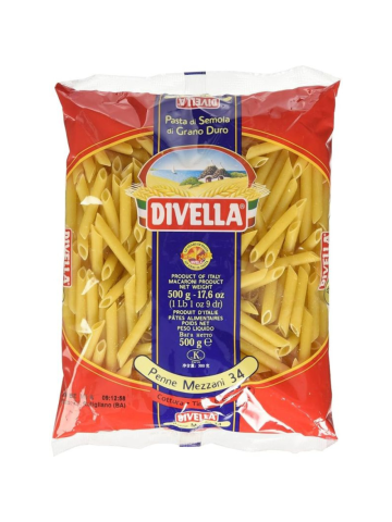 Pasta Divella Gr.500 Penne Mezzani | Home Essential