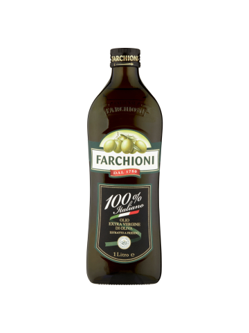 Farchioni 100% Italiano Olio Extra Vergine Di Oliva Estratto a Freddo 1Lt | Home Essential