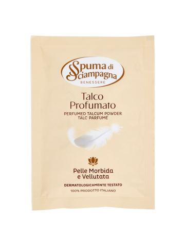 Busta Talco Spuma Di Sciampagna 75g | Home Essential
