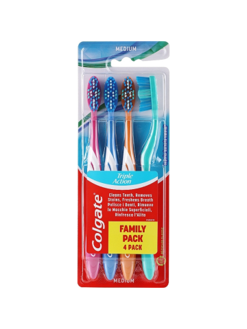 Spazzolino Colgate Triple Action 4Pz | Home Essential