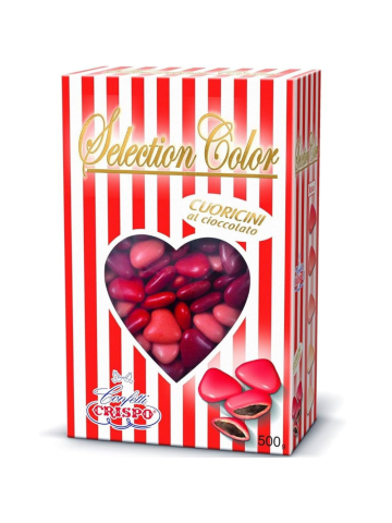 Confetti Crispo 500gr Cuoricini Selection Rossi | Home Essential