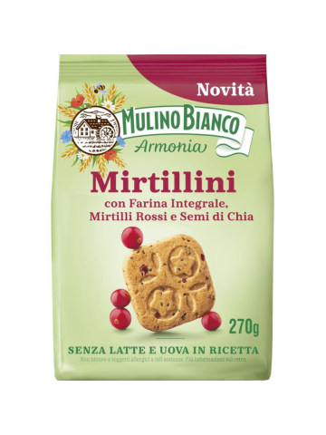 Mirtillini con farina integrale,mirtilli rossi e semi di chia | Home Essential