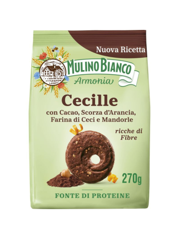 Cecille con cacao, scorza d'arancia, farina di ceci e mandore | Home Essential