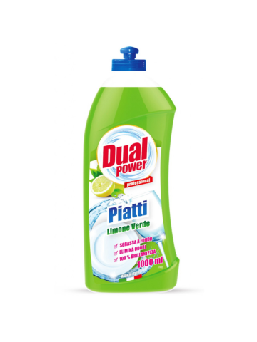 Detersivo Piatti Dual Power 1Lt Limone Verde | Home Essential