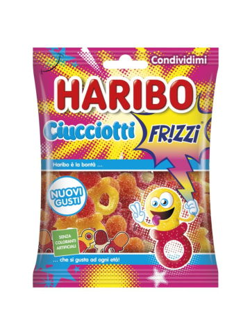 Caramelle Haribo 175Gr Ciucciotti Frizzi | Home Essential