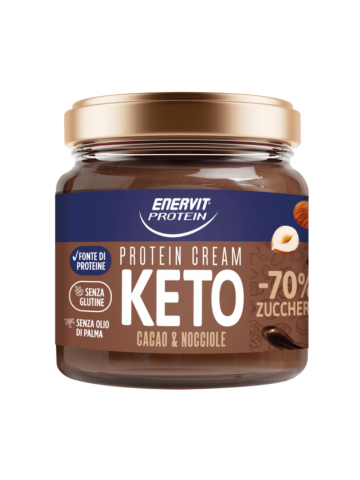 Crema proteica keto enervit 180gr cacao | Home Essential