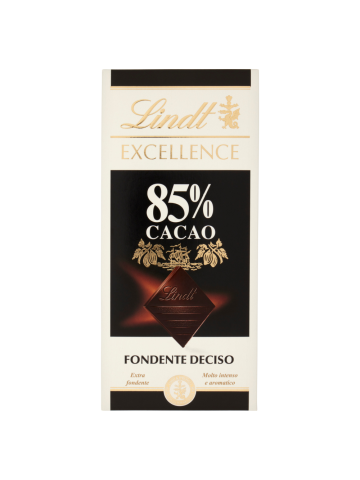 Tavoletta Lindt Exc 85% 100gr Cioccolato Fondente | Home Essential