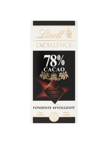 Tavoletta Lindt Exc 78% 100gr Cioccolato Fondente | Home Essential