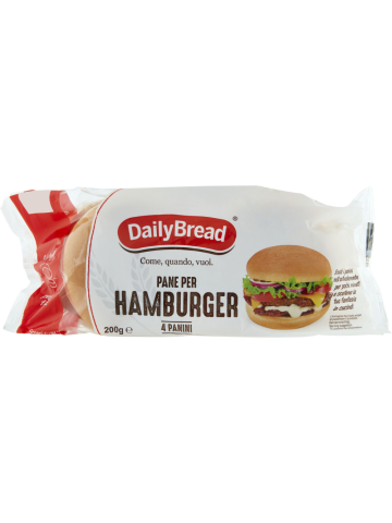 Panini Hamburger Daily Bread 4Pzx200G | Home Essential