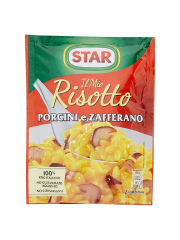 Risotto Star 175Gr Funghi E Zafferano | Home Essential