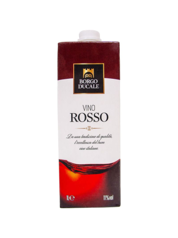 Vino Borgo Ducale 1 Lt Brik Rosso | Home Essential