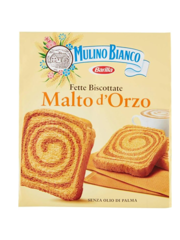 Fette Biscottate Mulino Bianco 315G Malto D'Orzo | Home Essential