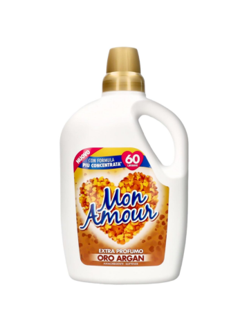 Ammorbidente Mon Amour 60Lavaggi 3L Argan | Home Essential