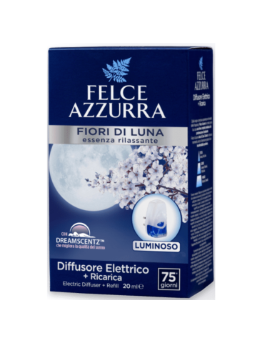 Diffusore Ambiente Elettrico 20Ml Felce Azzurra Fiori Di Luna | Home Essential