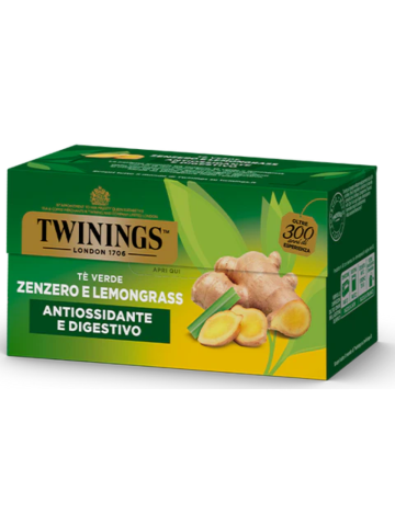 Twinings Tè verde aromatizzato Zenzero e Limone | Home Essential