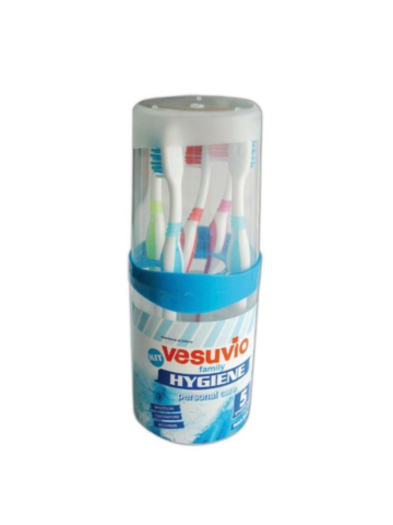 Spazzolini Da Denti Vesuvio 5Pz | Home Essential