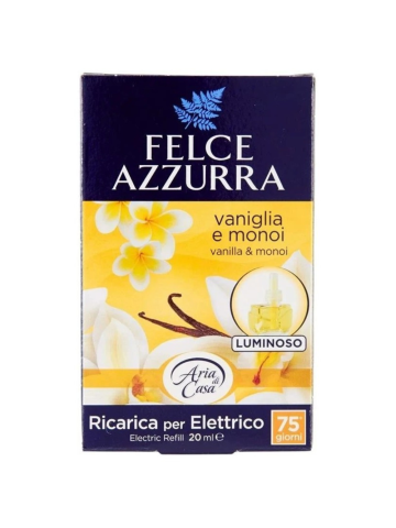 Ricarica Diffusore Felce Azzurra 20Ml Aria Di Casa Vaniglia Dorata | Home Essential